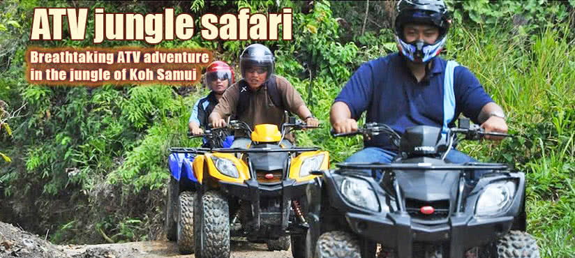 ATV jungle safari, Koh Samui